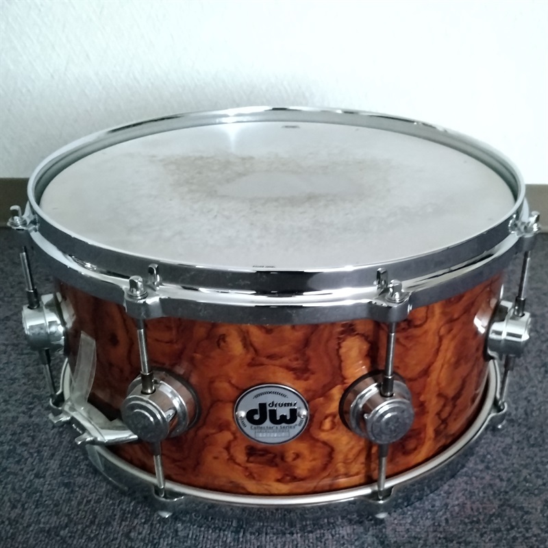 dw Collector's Series Exotic Finish Waterfall Bubinga Solid Snare 13"×6.5"の画像